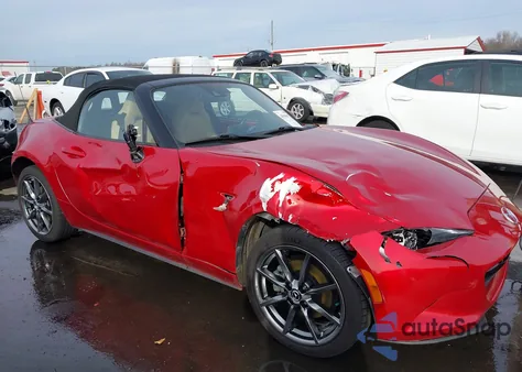 2016 Mazda Mx-5 Miata Grand Touring z USA, uszkodzony, nr VIN JM1NDAD77G0100856